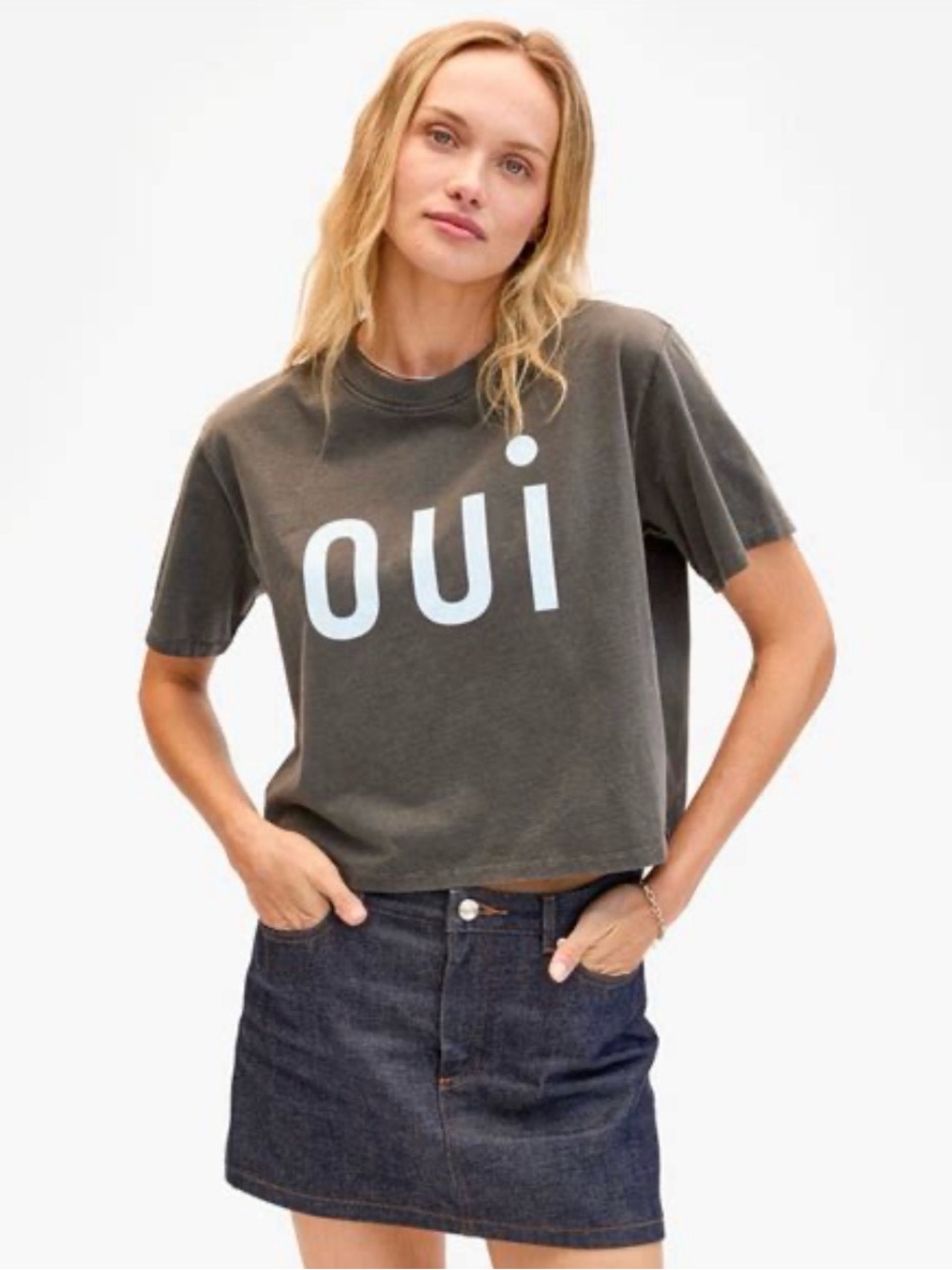 Clare V. OUI Le Carre Tee Size S